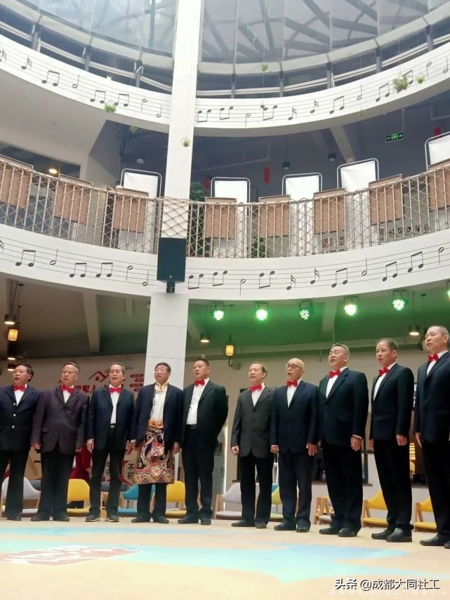 “音樂府河”社區(qū)文化場景營造-府河枼伯和合唱藝術團聯誼演出