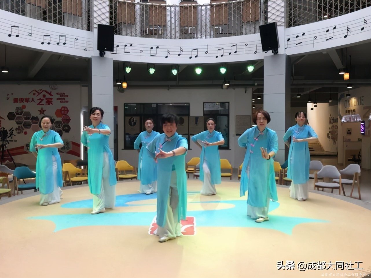 “音樂府河”社區(qū)文化場景營造-府河枼伯和合唱藝術團聯誼演出